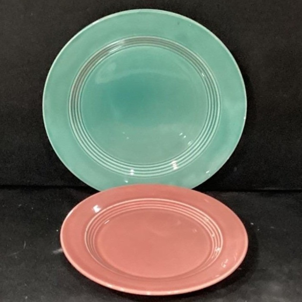 3 Vintage Harlequin Homer Laughlin Bread Plate/ Dessert Plate